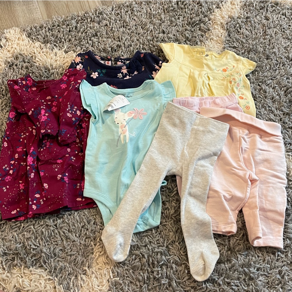 6 month LOT- shirts and pants